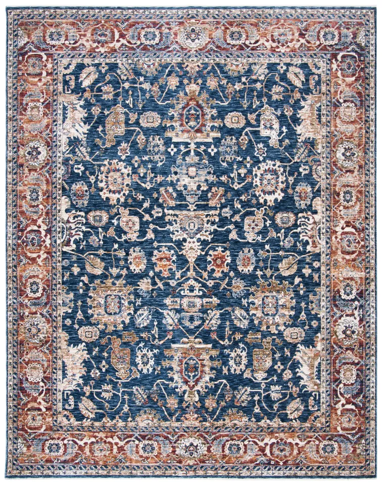Lauren Ralph Lauren Collection Bennet Rug, Dark Blue/Red, 6' x 9'