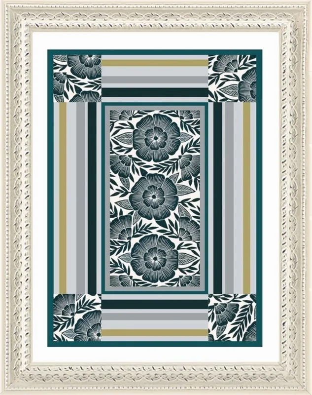 Botanical Frame 1 by Katharine Watson for Artfully Walls