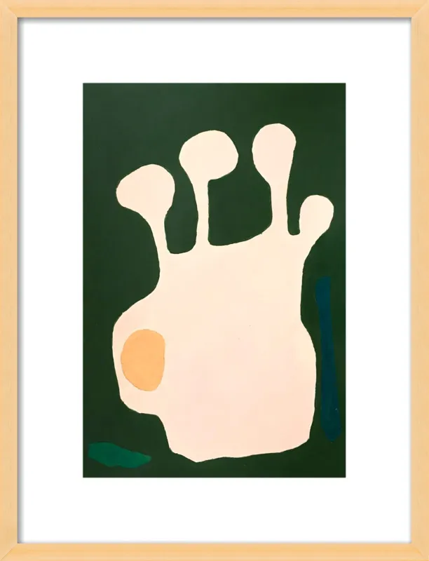 Nectarine Vase, abstraction 11 by Neicy Frey by Neicy Frey for Artfully Walls
