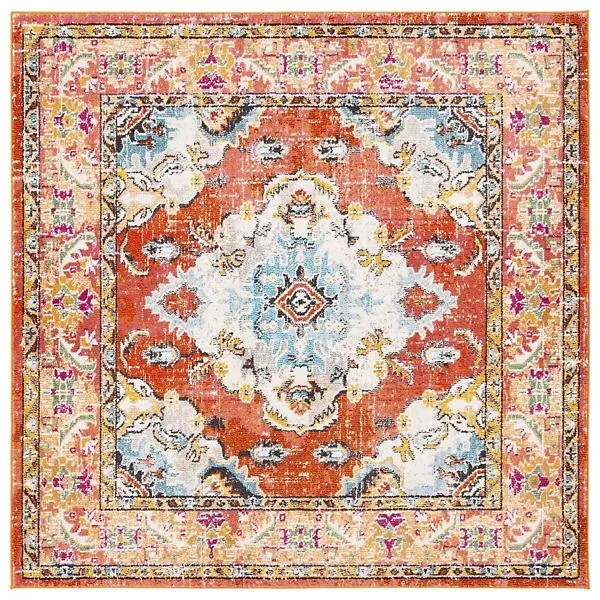 Montego Distressed Medallion Area Rug