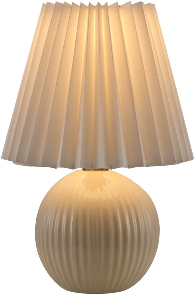 Ferez  Glazed 12"H x 8"W x 8"D Accent Table Lamp