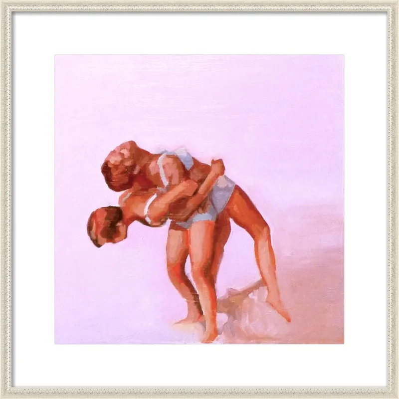 wrestling by Mary Sinner for Artfully Walls