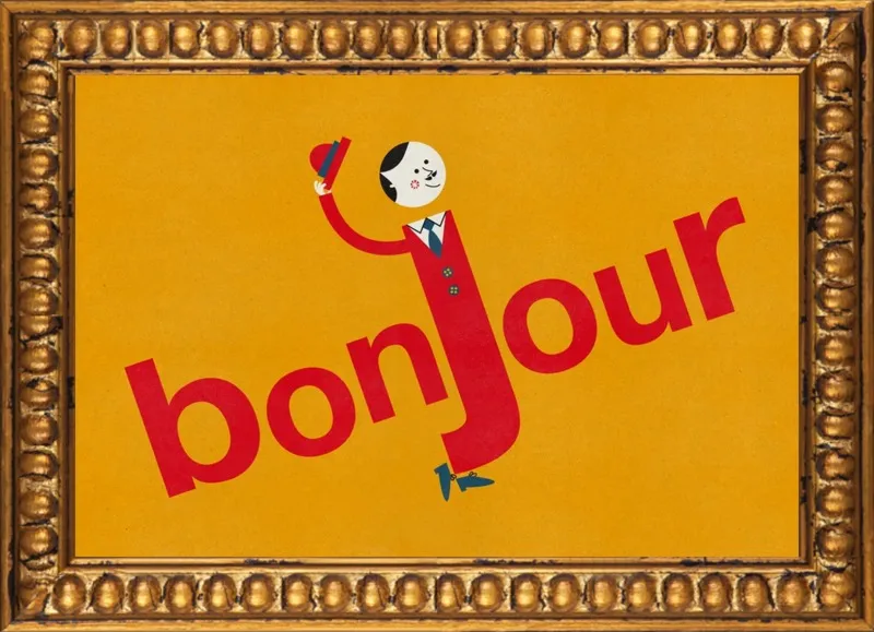 Bonjour by Blanca Gómez for Artfully Walls