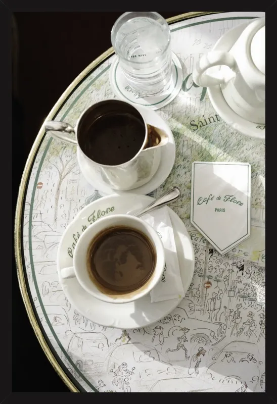 Chocolat chaud au Café de Flore by Lauren & Annael Tolila for Artfully Walls