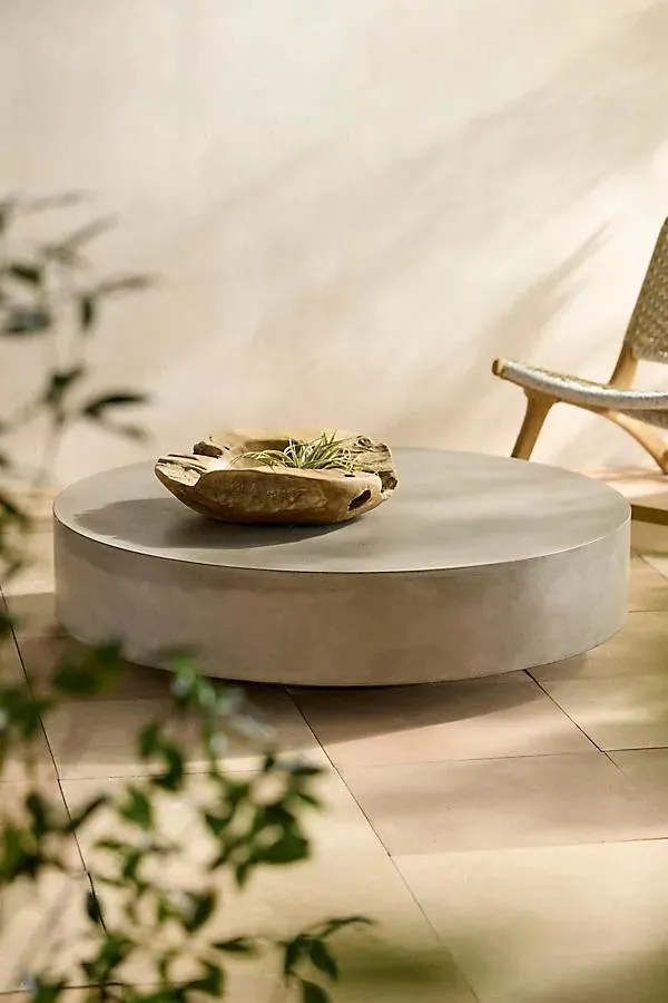 Concrete Coffee Table, Round