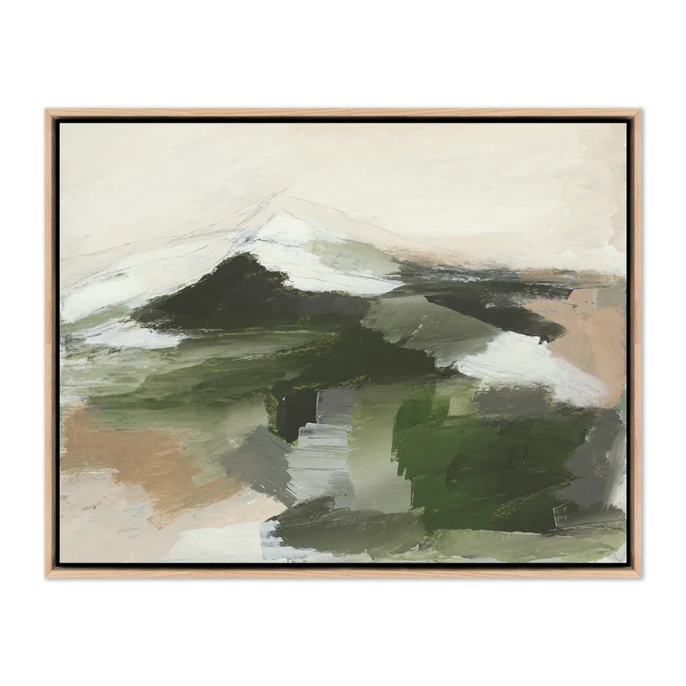 Quiet Splendor by Melanie Biehle - Vertical Grain White Oak Floater