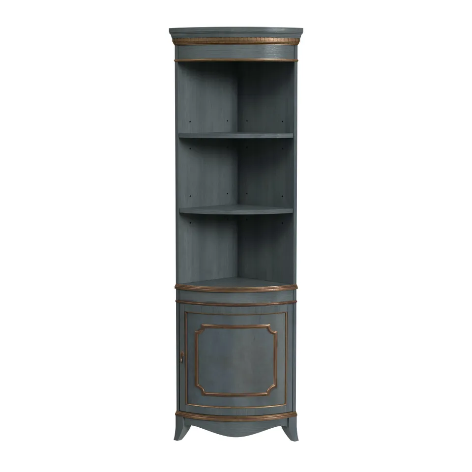 Dowling Royal Pastel Blue Corner Cabinet