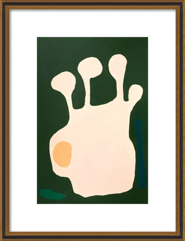 Nectarine Vase, abstraction 11 by Neicy Frey by Neicy Frey for Artfully Walls