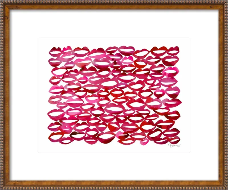 Juicy Lips by Kate Roebuck for Artfully Walls