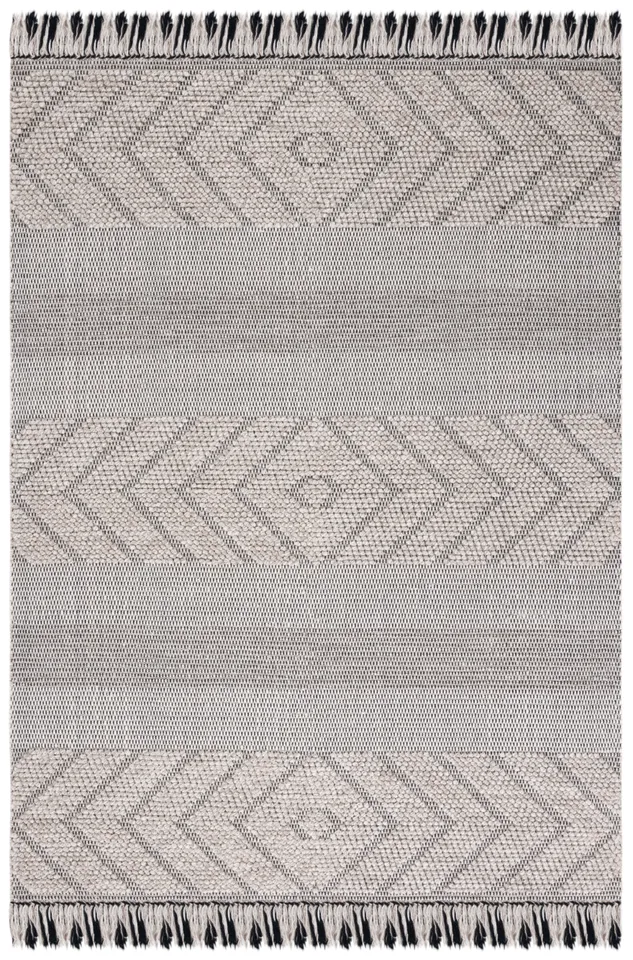 Safavieh Couture Vermont Collection Flat Weave Area Rug, Beige / Ivory, 5' x 8'