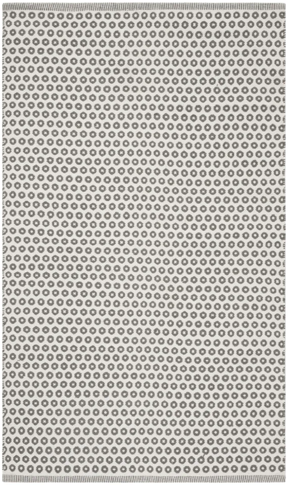 Arlo Home Hand Woven Area Rug, MTK616F, Grey/Ivory,  3' X 5'