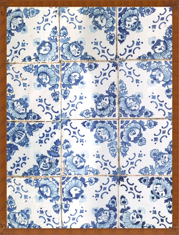Azulejos by Ingrid Beddoes for Artfully Walls