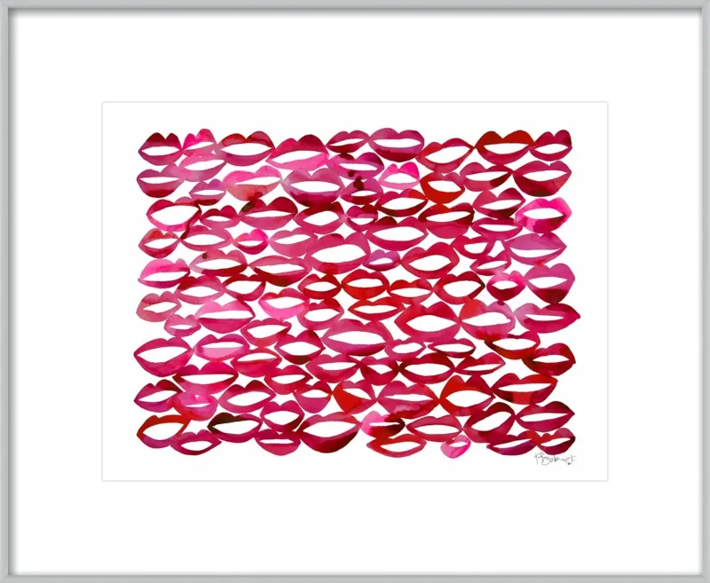 Juicy Lips by Kate Roebuck for Artfully Walls