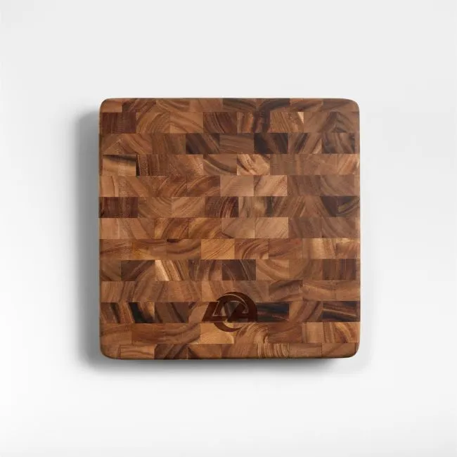 NFL Los Angeles Rams Square End Grain Cutting Board