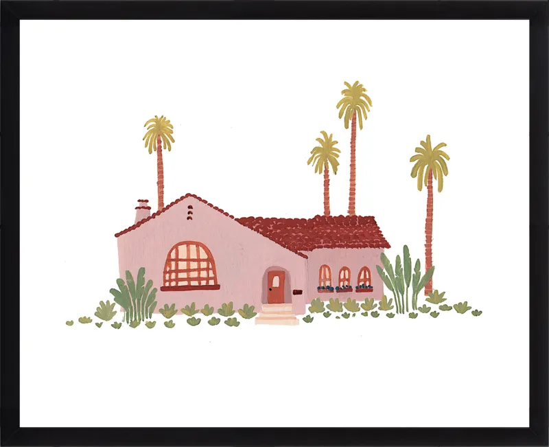 Pink Bungalow by Taylor Ann for Artfully Walls