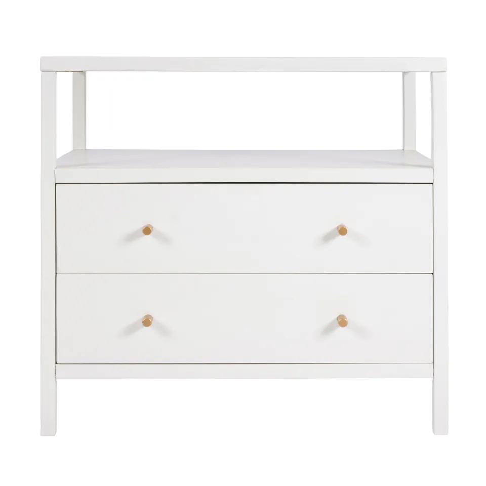 Mendel Smooth White Nightstand