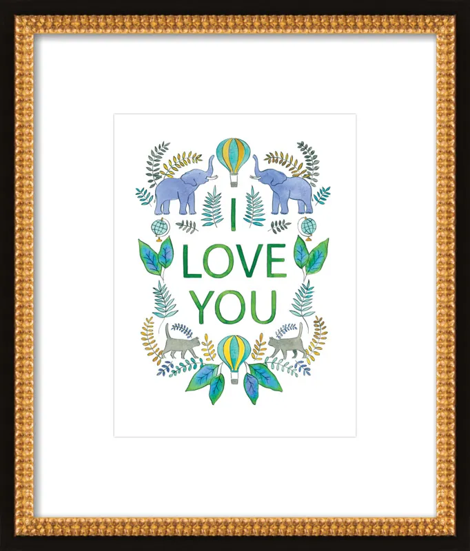 I Love You by Rachel Rogers for Artfully Walls