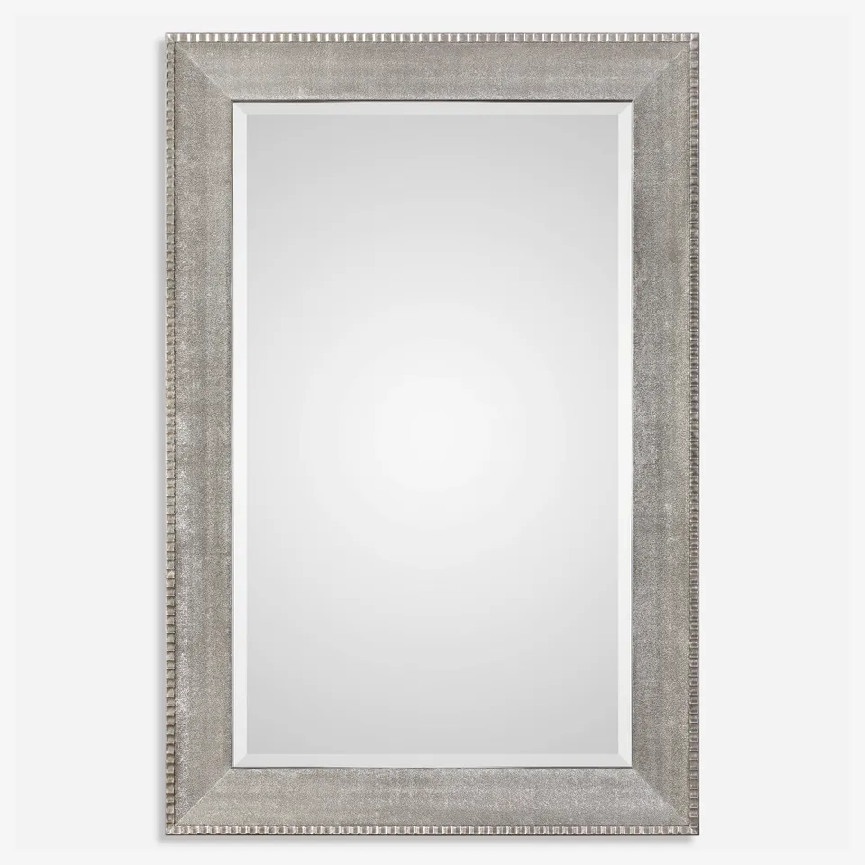 Leiston Metallic Silver Mirror