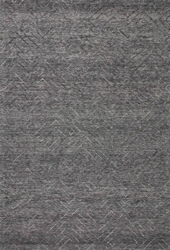Magnolia Home by Joanna Gaines x Loloi Sarah Charcoal 5'-0" x 7'-6"
