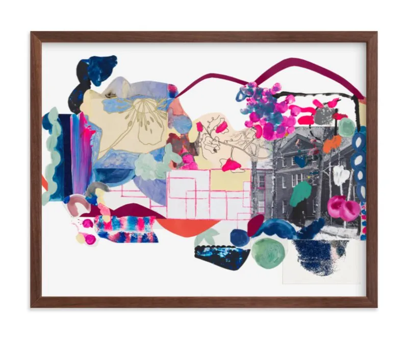 Pink And Blues Landscape Limited Edition Fine Art Print