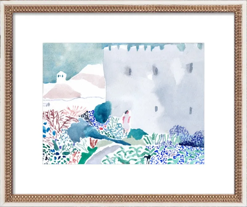 Castle Flowers by Charlotte Ager for Artfully Walls