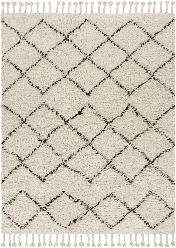 Sherpa Beige Indoor 9' x 13' Handmade Rug
