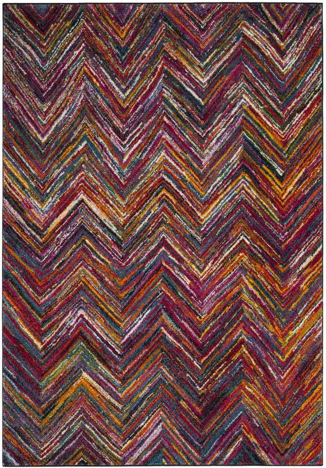 Arlo Home Woven Area Rug, ARB505M, Multi,  5' 3" X 7' 6"