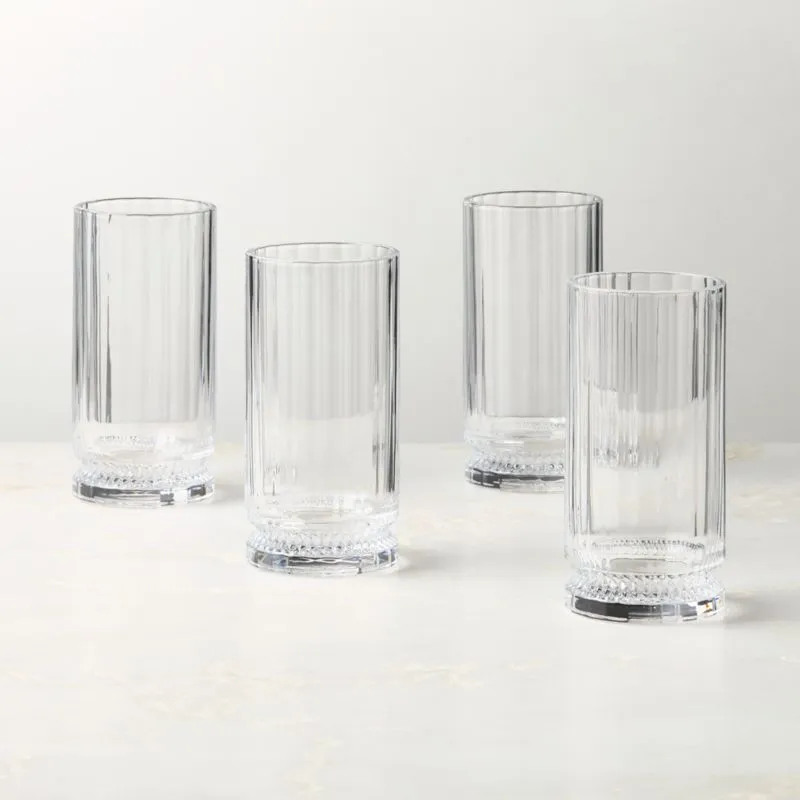 Vincent Highball Glasses Set of 4