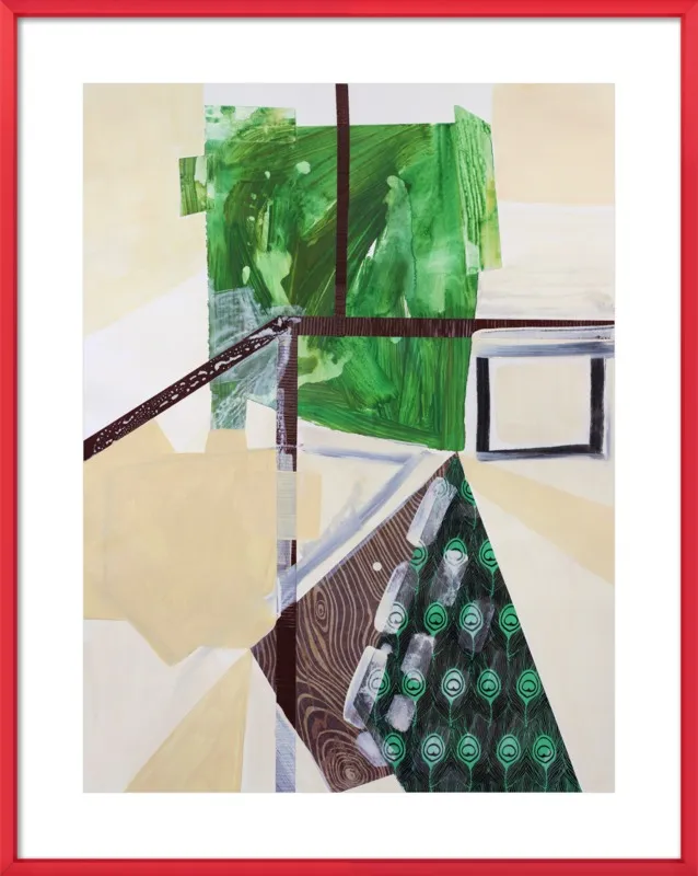 Abstract Study (trail map) by Pamela Staker for Artfully Walls