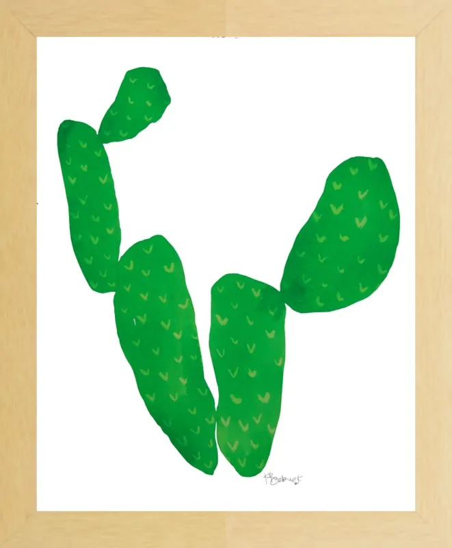 Green Cacti by Kate Roebuck for Artfully Walls