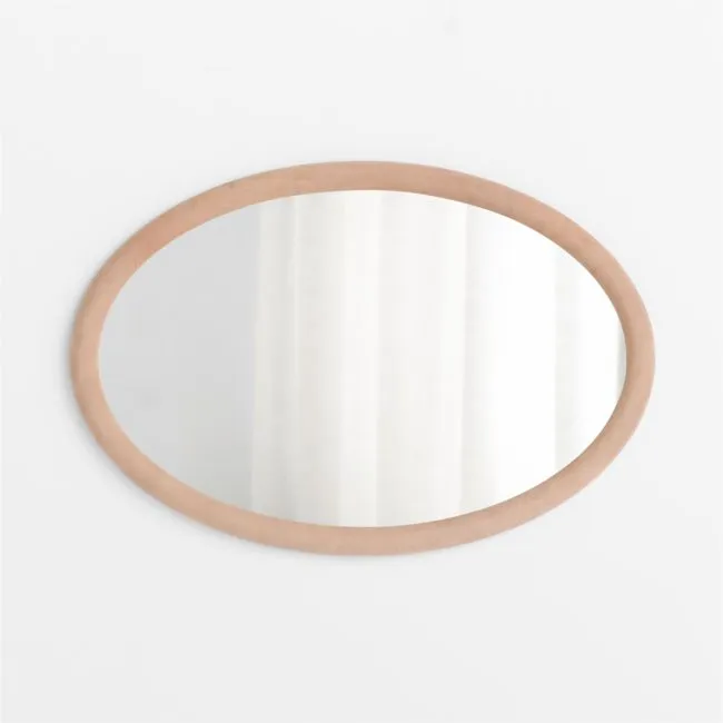 Portal Suede Vanity Mirror by Laura Harrier and Tiffany Howell