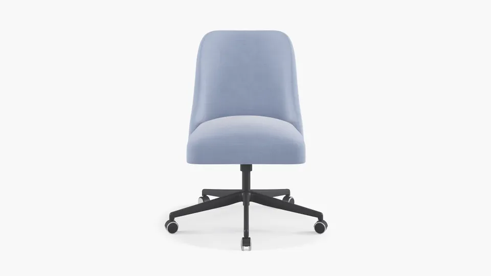 Tailored Task Chair, Denim Everyday Linen