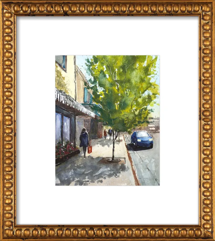 Shops in Laguna by Lauren Dusing for Artfully Walls