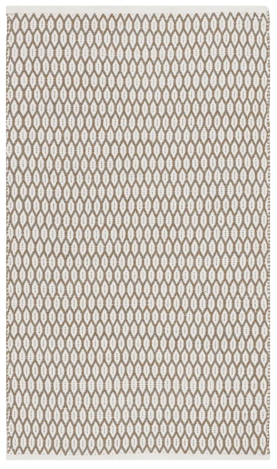 Arlo Home Hand Woven Area Rug, MTK608R, Beige/Ivory,  3' X 5'