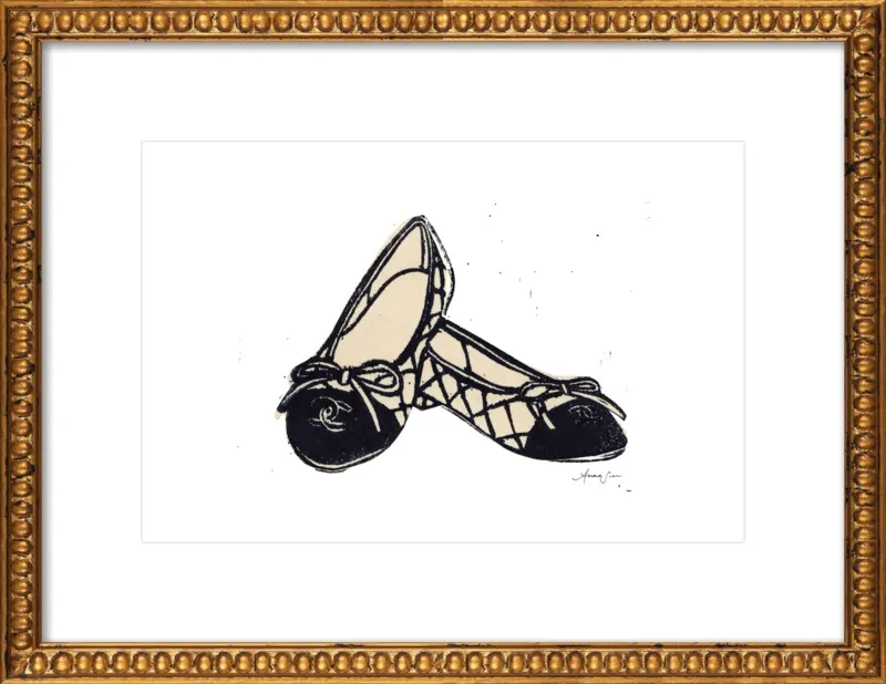 Chanel Ballet Flats by Anna See for Artfully Walls