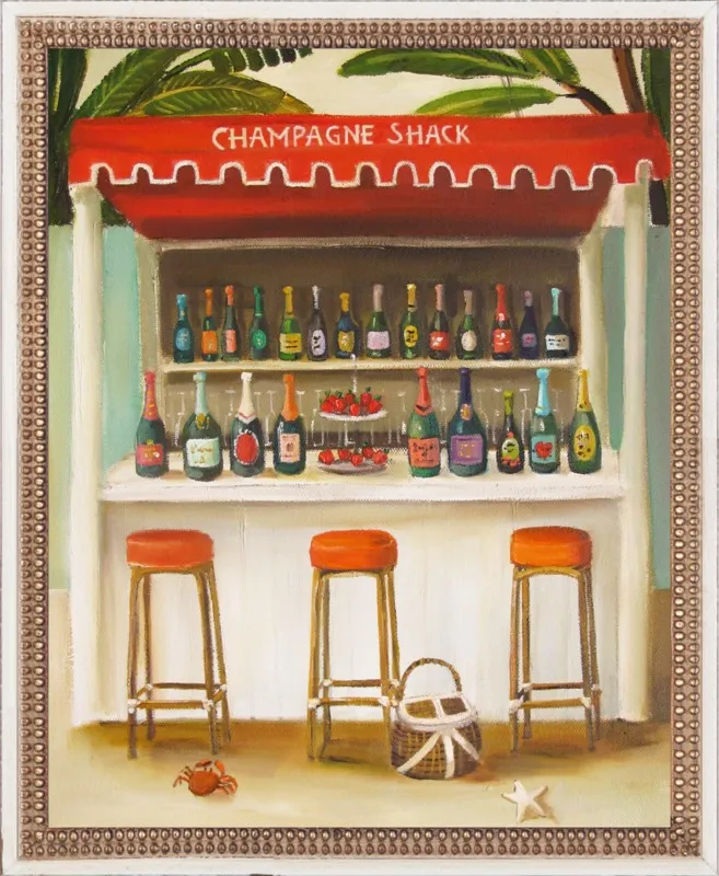 Champagne Shack by Janet Hill for Artfully Walls