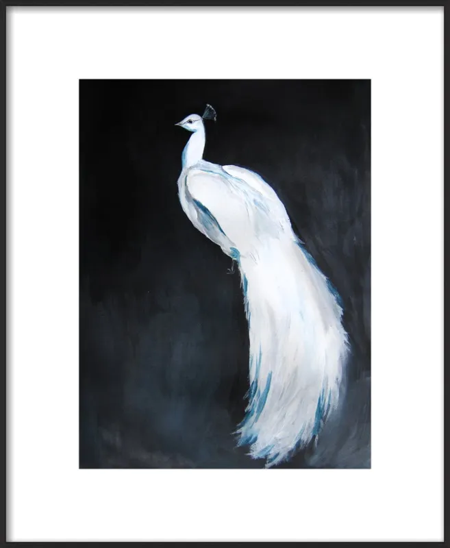 White Peacock II by Christine Lindstrom for Artfully Walls