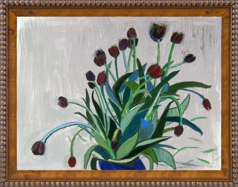 queen of the night tulip by Liz Innvar for Artfully Walls