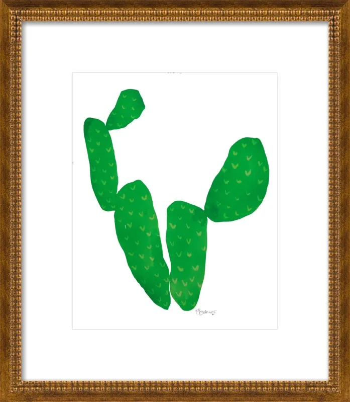 Green Cacti by Kate Roebuck for Artfully Walls