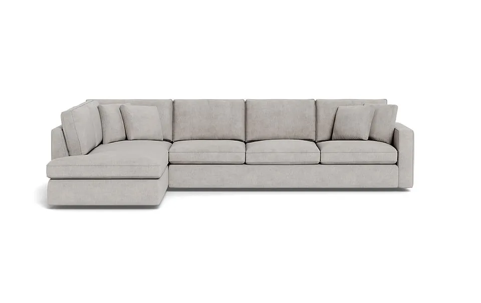 James 4-Seat Left Bumper Sectional