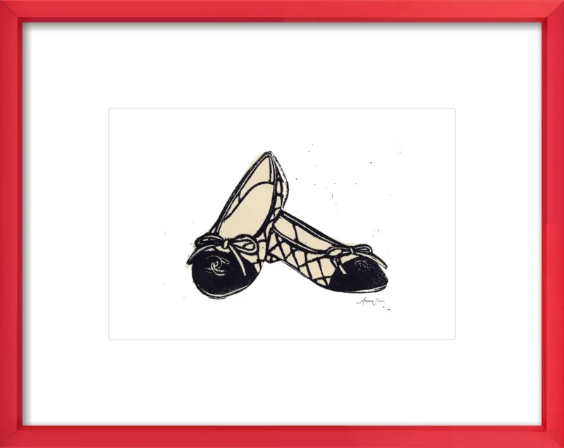 Chanel Ballet Flats by Anna See for Artfully Walls