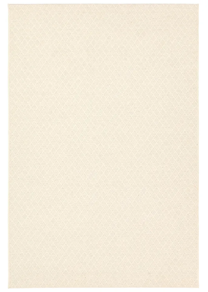 Edman LKN01 Geometric Ivory Area Rug (7'10"x9'10")