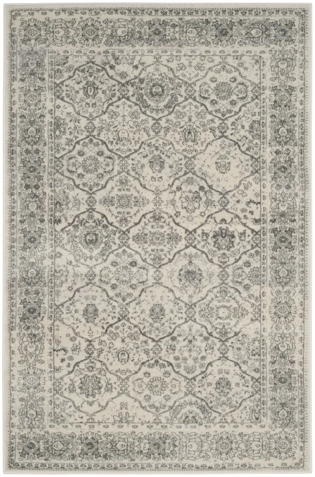Arlo Home Woven Area Rug, CNG691K, Cream/Dark Grey,  3' X 5'