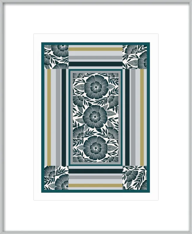 Botanical Frame 1 by Katharine Watson for Artfully Walls