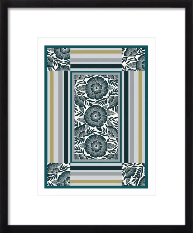 Botanical Frame 1 by Katharine Watson for Artfully Walls