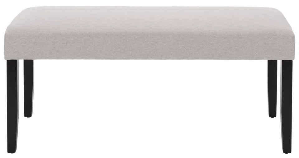 Parkside Dining Bench - Light Gray / Black