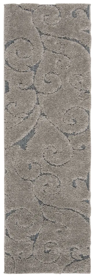 Arlo Home Woven Area Rug, SG455-1160, Cream/Light Blue,  2' 3" X 9'