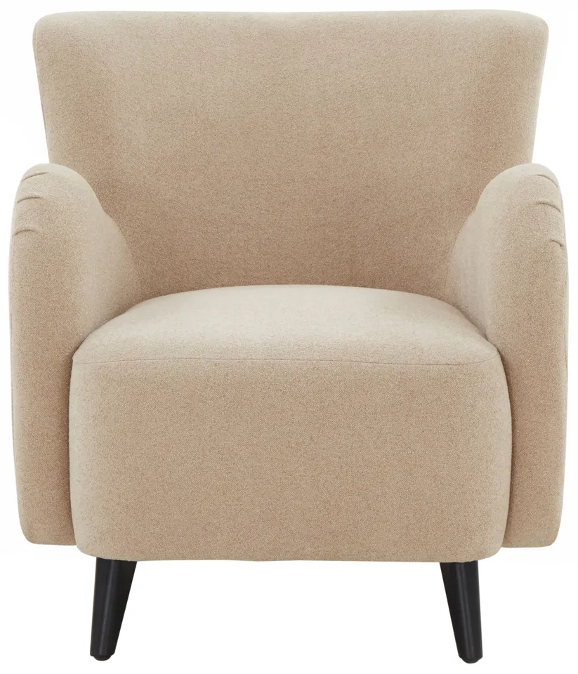 Rayanne Modern Wingback Chair - Tan