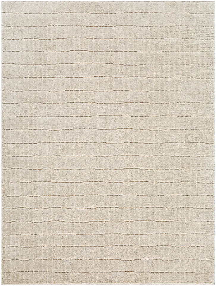 Cascade White Indoor 12' x 15' Machine Woven Rug