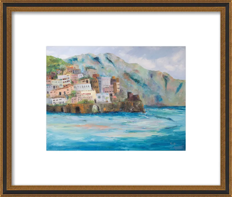 Amalfi Coast by Renee A Ortiz for Artfully Walls